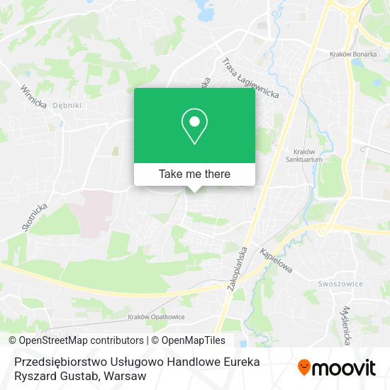 Przedsiębiorstwo Usługowo Handlowe Eureka Ryszard Gustab map