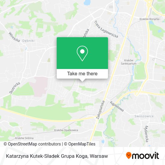 Katarzyna Kutek-Sładek Grupa Koga map