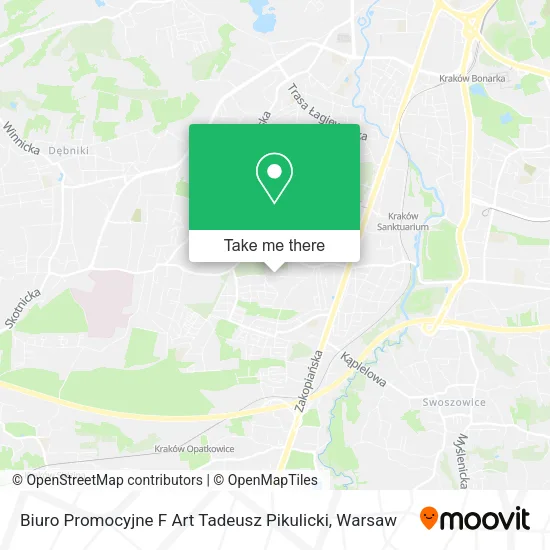 Карта Biuro Promocyjne F Art Tadeusz Pikulicki