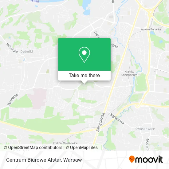 Карта Centrum Biurowe Alstar