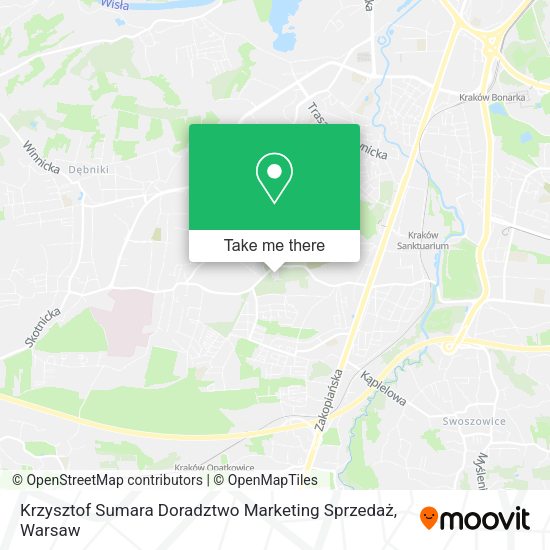 Krzysztof Sumara Doradztwo Marketing Sprzedaż map