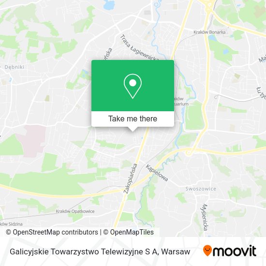 Galicyjskie Towarzystwo Telewizyjne S A map