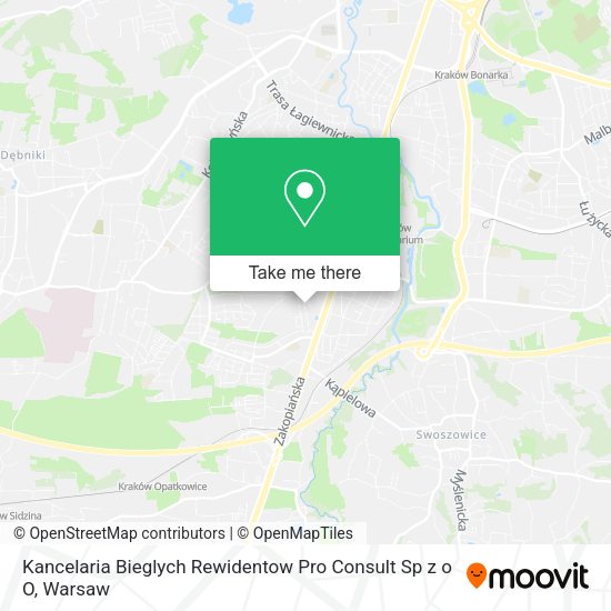 Kancelaria Bieglych Rewidentow Pro Consult Sp z o O map