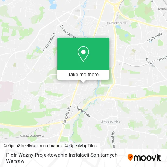 Карта Piotr Ważny Projektowanie Instalacji Sanitarnych