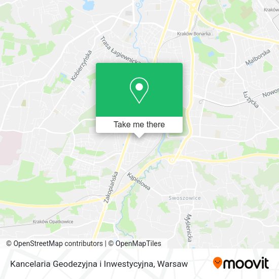 Карта Kancelaria Geodezyjna i Inwestycyjna