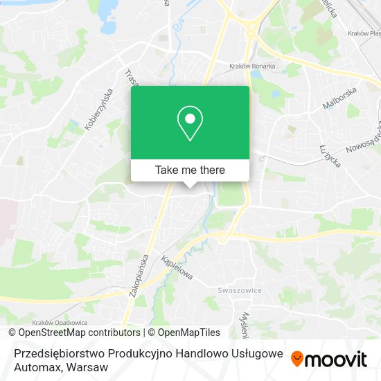 Przedsiębiorstwo Produkcyjno Handlowo Usługowe Automax map