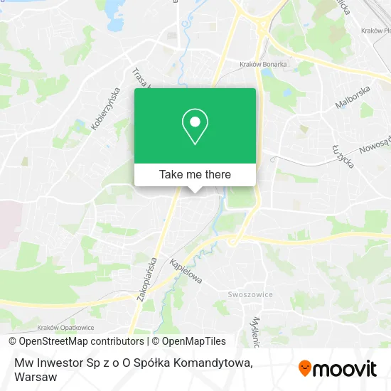 Карта Mw Inwestor Sp z o O Spółka Komandytowa