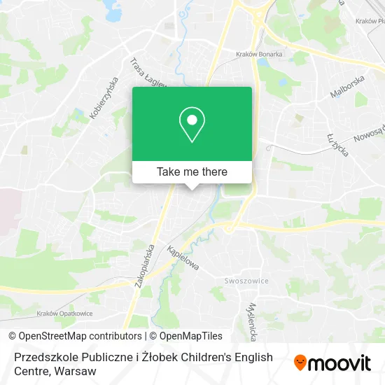 Карта Przedszkole Publiczne i Żłobek Children's English Centre