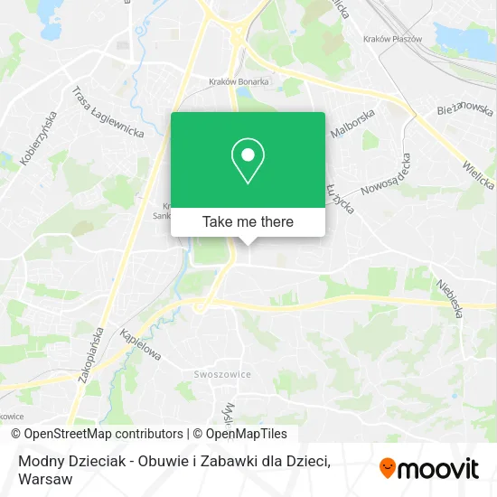 Modny Dzieciak - Obuwie i Zabawki dla Dzieci map