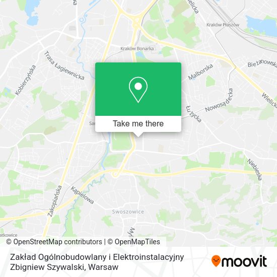 Zakład Ogólnobudowlany i Elektroinstalacyjny Zbigniew Szywalski map