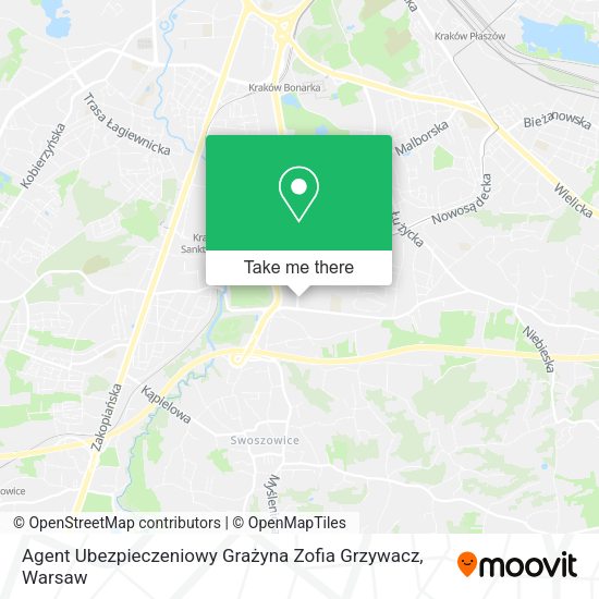 Agent Ubezpieczeniowy Grażyna Zofia Grzywacz map