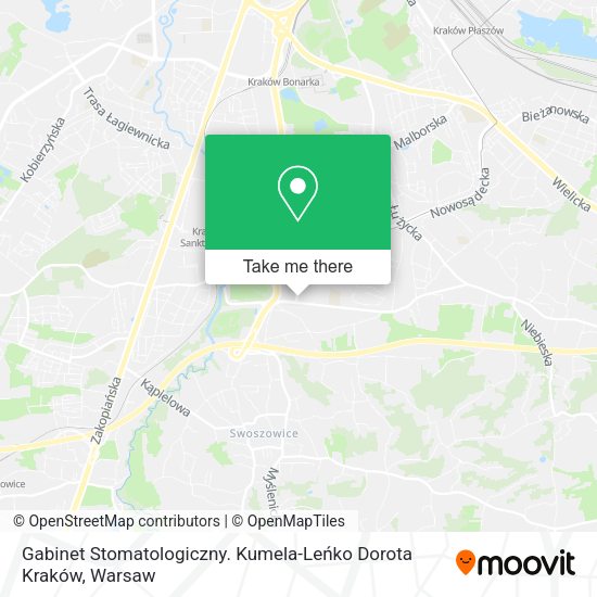 Gabinet Stomatologiczny. Kumela-Leńko Dorota Kraków map