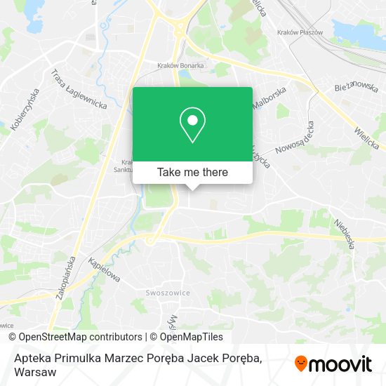 Apteka Primulka Marzec Poręba Jacek Poręba map