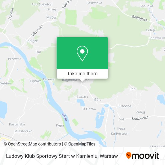 Ludowy Klub Sportowy Start w Kamieniu map