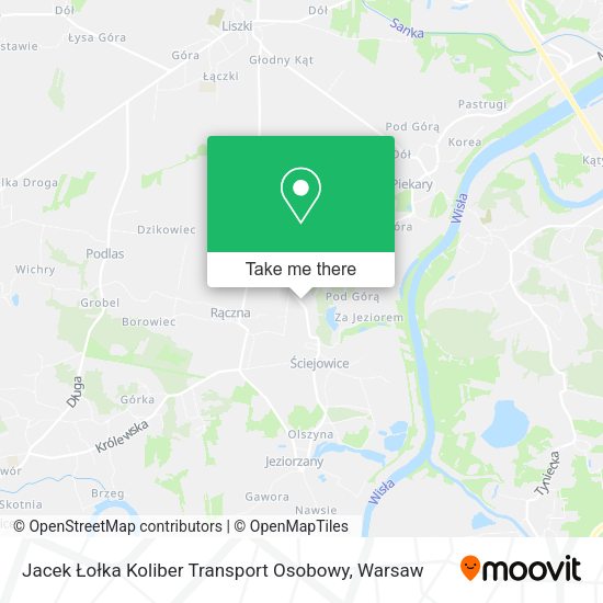 Jacek Łołka Koliber Transport Osobowy map