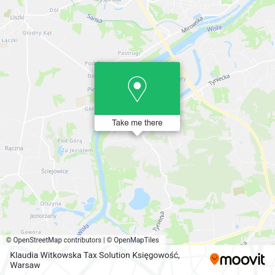 Klaudia Witkowska Tax Solution Księgowość map