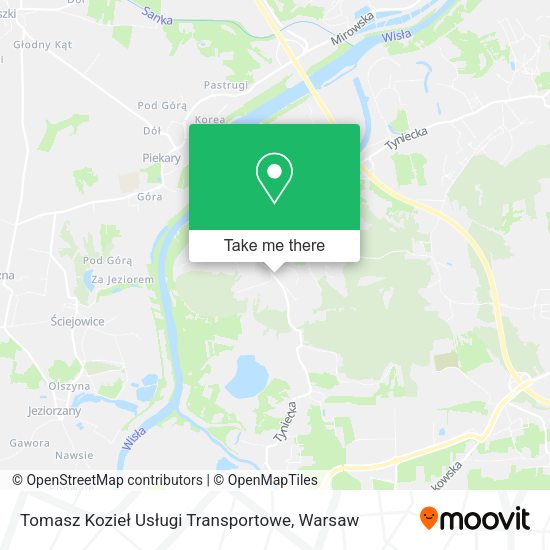 Tomasz Kozieł Usługi Transportowe map