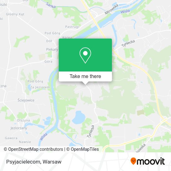 Psyjacielecom map