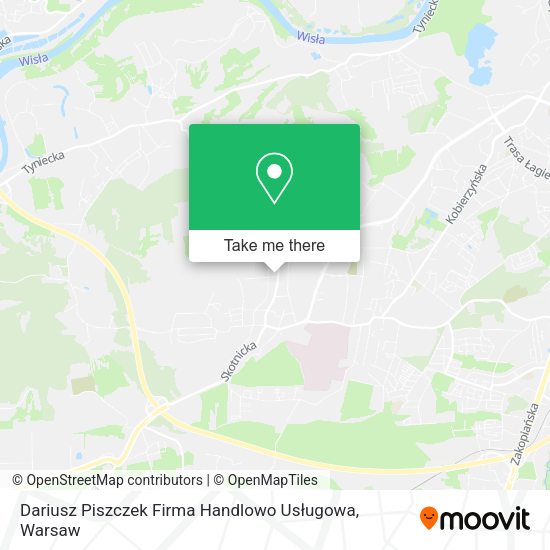 Dariusz Piszczek Firma Handlowo Usługowa map