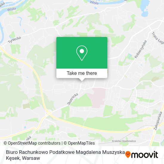 Biuro Rachunkowo Podatkowe Magdalena Muszyska Kęsek map