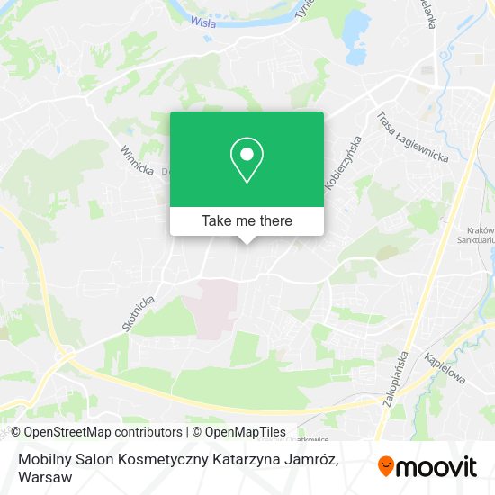 Mobilny Salon Kosmetyczny Katarzyna Jamróz map