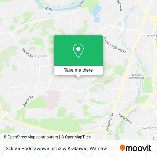 Карта Szkoła Podstawowa nr 53 w Krakowie