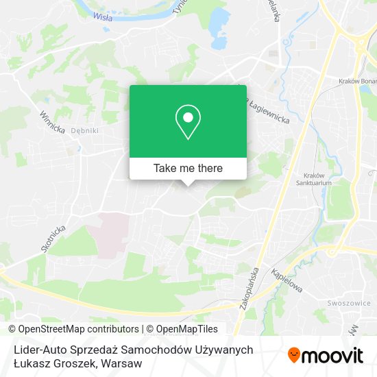 Lider-Auto Sprzedaż Samochodów Używanych Łukasz Groszek map