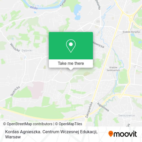 Kordas Agnieszka. Centrum Wczesnej Edukacji map