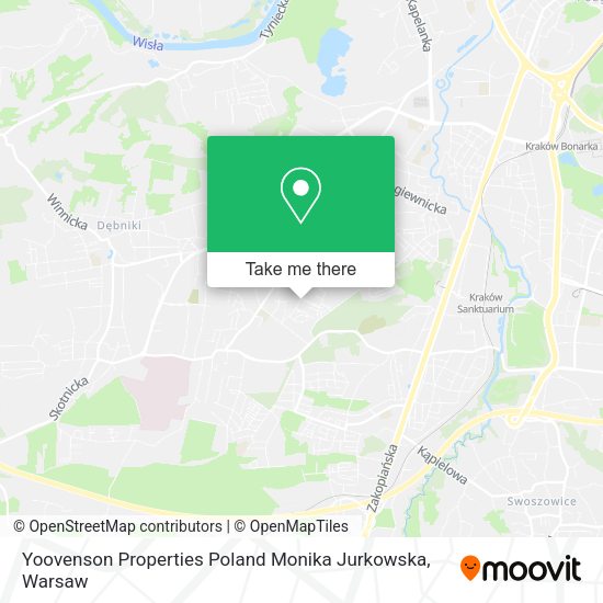 Yoovenson Properties Poland Monika Jurkowska map