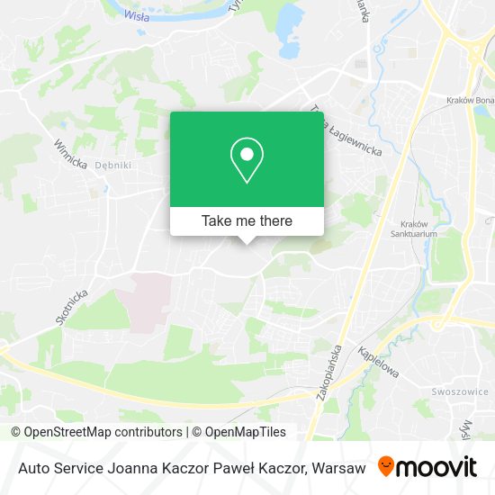 Auto Service Joanna Kaczor Paweł Kaczor map