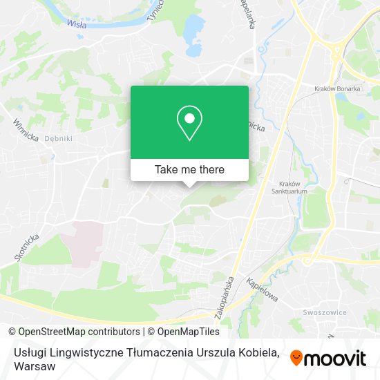 Usługi Lingwistyczne Tłumaczenia Urszula Kobiela map