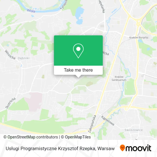 Карта Usługi Programistyczne Krzysztof Rzepka