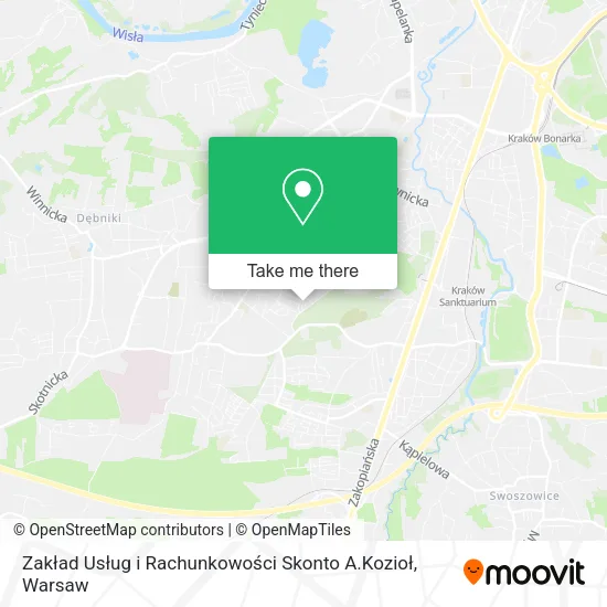 Карта Zakład Usług i Rachunkowości Skonto A.Kozioł