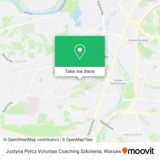 Карта Justyna Pyrcz Voluntas Coaching Szkolenia