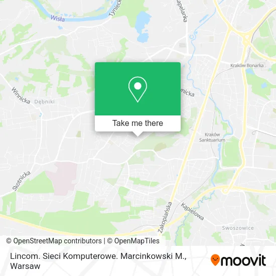 Карта Lincom. Sieci Komputerowe. Marcinkowski M.