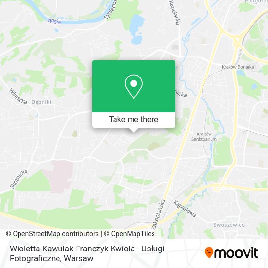 Wioletta Kawulak-Franczyk Kwiola - Usługi Fotograficzne map