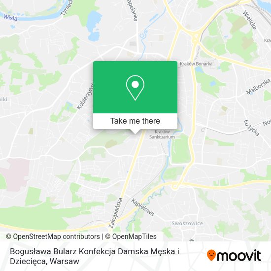 Bogusława Bularz Konfekcja Damska Męska i Dziecięca map