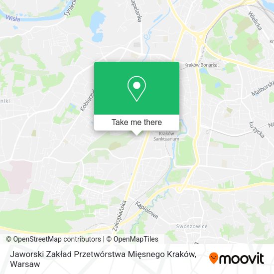 Jaworski Zakład Przetwórstwa Mięsnego Kraków map