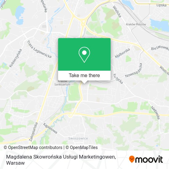 Magdalena Skowrońska Usługi Marketingowen map