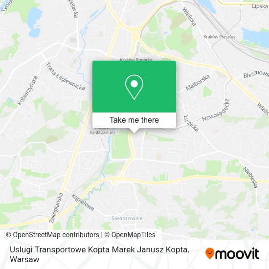 Uslugi Transportowe Kopta Marek Janusz Kopta map