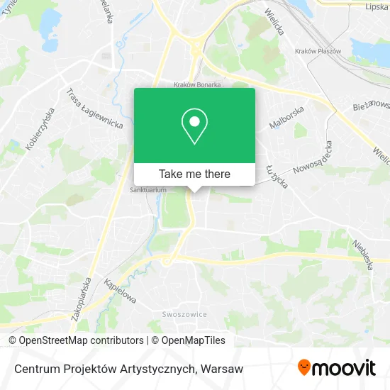 Centrum Projektów Artystycznych map