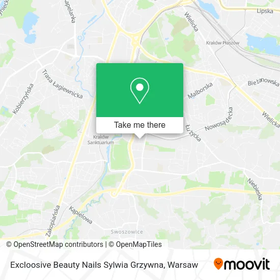 Карта Excloosive Beauty Nails Sylwia Grzywna