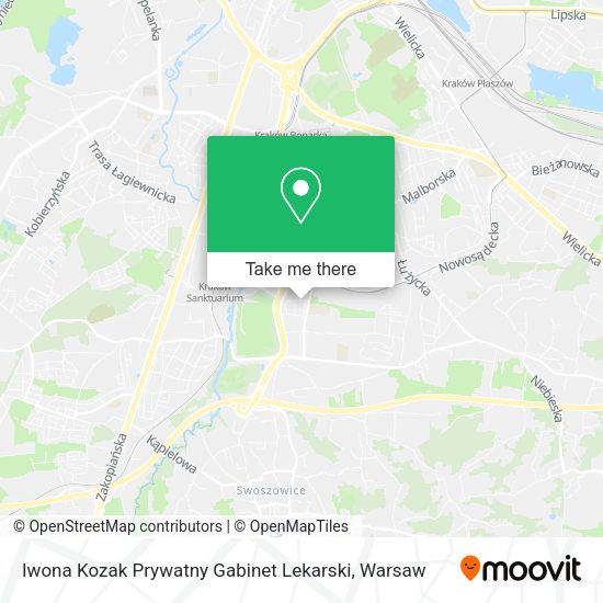 Iwona Kozak Prywatny Gabinet Lekarski map