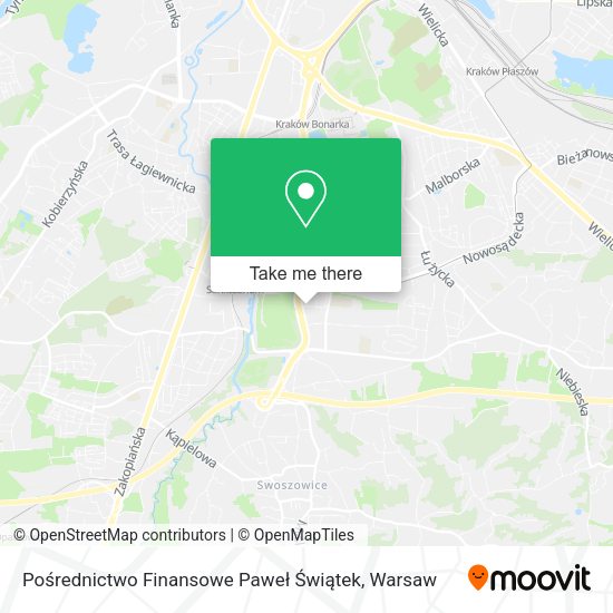 Pośrednictwo Finansowe Paweł Świątek map