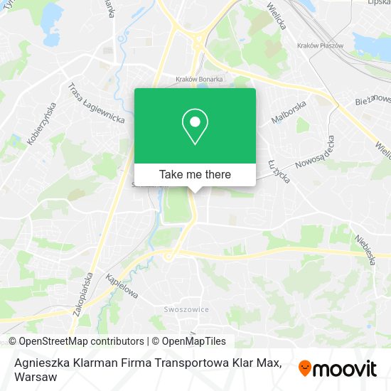 Agnieszka Klarman Firma Transportowa Klar Max map