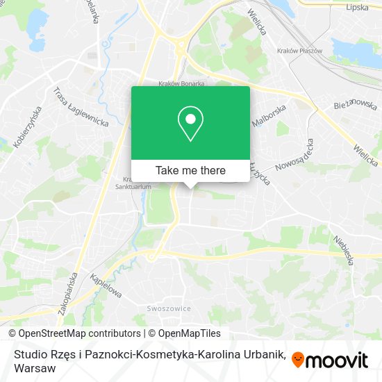 Studio Rzęs i Paznokci-Kosmetyka-Karolina Urbanik map