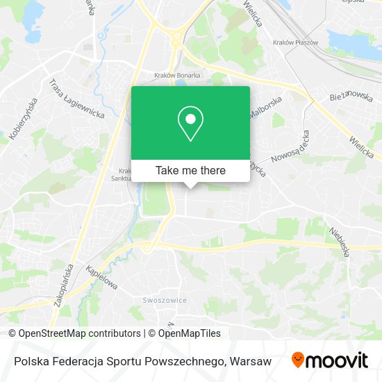 Polska Federacja Sportu Powszechnego map