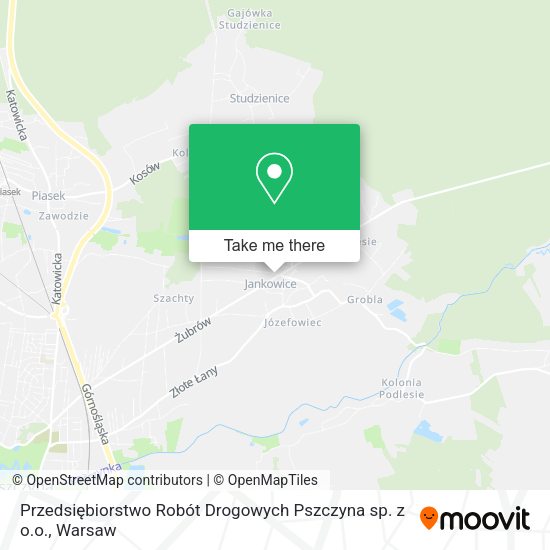 Przedsiębiorstwo Robót Drogowych Pszczyna sp. z o.o. map