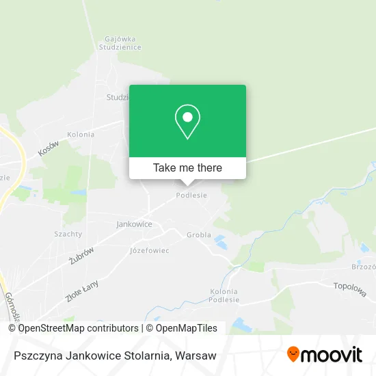 Карта Pszczyna Jankowice Stolarnia
