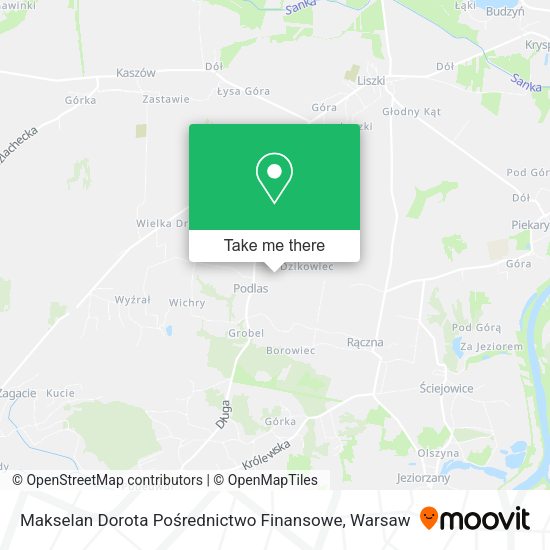 Makselan Dorota Pośrednictwo Finansowe map